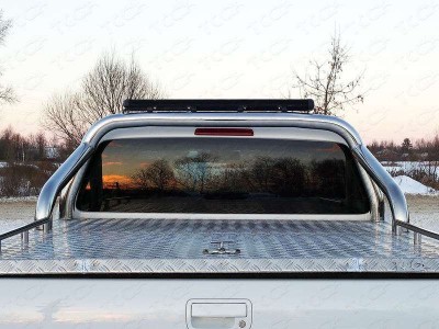 Защита кузова с фарой на крышку 76 мм для Volkswagen Amarok № VWAMAR17-11
