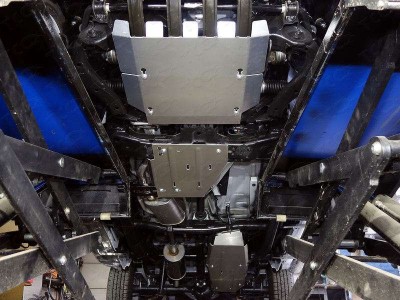 Комплект защит ТСС алюминий 4 мм для Volkswagen Amarok № ZKTCC00213K