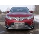 Защита передняя двойная 42-42 мм ТСС для Nissan Qashqai (СПБ) 2015-2019