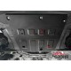 Защита картера (сталь) + комплект крепежа для Jetour X50 2024-н.в. (V - 1.5, МКПП/робот, передний)