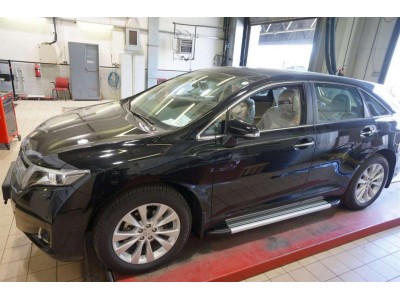 Пороги алюминивые Brilliant Silver Турция для Kia Sorento Prime 2015-2021