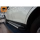 Пороги алюминивые Brilliant Silver Турция для Kia Sorento Prime 2015-2021