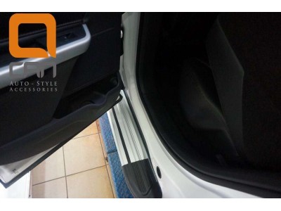Пороги алюминивые Brilliant Silver Турция для Kia Sorento Prime 2015-2021