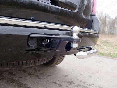 Шаровый узел фаркопа, тип Е (шар нержавеющий, 50x50) ТСС  для Chevrolet Tahoe 2016- 