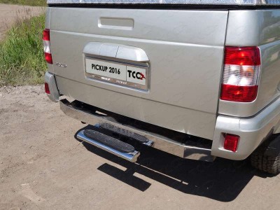 ТСУ Фаркоп для УАЗ Пикап с нержавеющей накладкой для УАЗ Патриот Пикап № TCU00030