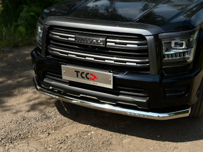 Защита передняя нижняя (с ДХО) 76,1 мм для Haval H5 Diesel 4WD 2024-н.в.
