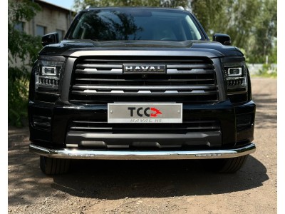 Защита передняя нижняя (с ДХО) 76,1 мм для Haval H5 Diesel 4WD 2024-н.в.