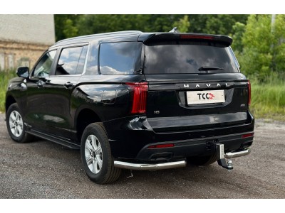 Защита задняя (уголки) 76,1 мм для Haval H5 Diesel 4WD 2024-н.в.