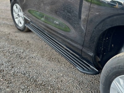 Пороги алюминиевые "Slim Line Black" 2120 мм для Haval H5 Diesel 4WD 2024-н.в. №HAVH524-09B
