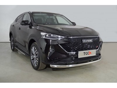 Защита передняя нижняя 60,3 мм для Haval F7 2022 – н.в. HAVF722-11