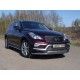 Пороги труба 42 мм ТСС для Infiniti QX50 2016-2017