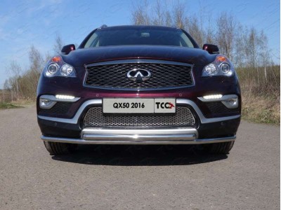 Защита передняя двойная 42-42 мм для Infiniti QX50 № INFQX5016-05