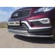 Накладка решётки радиатора 12 мм ТСС для Infiniti QX50 2016-2017