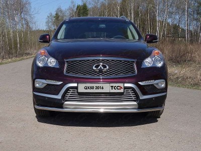 Защита переднего бампера 42 мм для Infiniti QX50 № INFQX5016-06