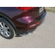 Защита задняя уголки 42 мм ТСС для Infiniti QX50 2016-2017