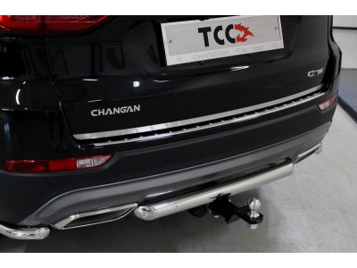 Накладка на заднюю дверь лист шлифованный  для Changan CS75 № CHANCS7520-10