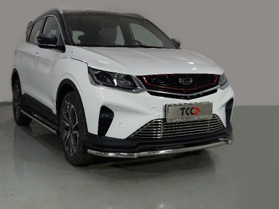 Защита переднего бампера 42 мм для Geely Coolray № GEELCOOL20-28
