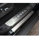 Накладки на пластиковые пороги (лист шлифованный надпись HAVAL) 4шт для Haval H3 1.5 2WD 2024-н.в.