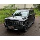 Пороги алюминиевые с пластиковой накладкой (карбон серые) 1720 мм для Haval H3 1.5 2WD 2024-н.в.