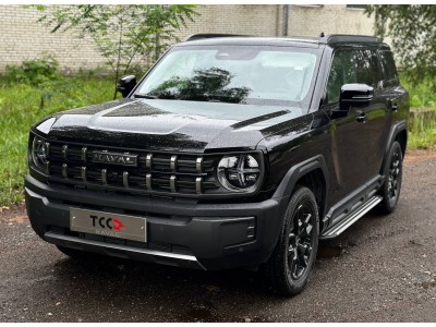 Пороги алюминиевые "Slim Line Silver" 1720 мм для Haval H3 1.5 2WD 2024-н.в.