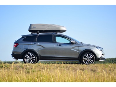 Защита порогов прямая d=51 мм (НПС) для Lada Vesta SW Cross 2017-2022
