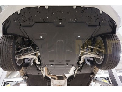 Защита картера и КПП АБС-Дизайн композит 6 мм Audi A4 № 02.10k