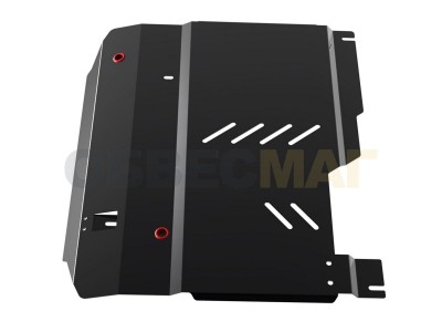Защита картера и КПП Автоброня для 2,4 и 3,2 сталь 2 мм на Chevrolet Captiva/Opel Antara № 111.01002.2