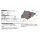 Защита картера и КПП Автоброня сталь 2 мм для Ford Focus 1 1998-2005