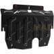 Защита картера и КПП Автоброня для 1,6/2,0/2,2/2,3 сталь 2 мм для Ford Galaxy/Mondeo/S-Max 2006-2015