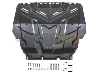 Защита картера и КПП Автоброня для всех и 2,0 для Kuga сталь 2 мм на Ford Focus 2/3/C-Max/Grand C-Max/Ford Kuga № 111.01850.1