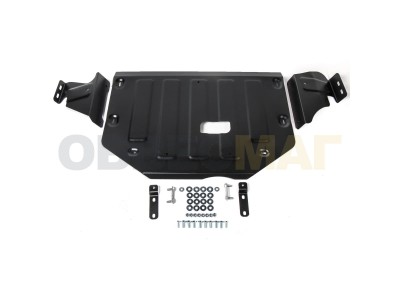 Защита картера и КПП Автоброня для 2,2D сталь 2 мм для Ford Transit/Tourneo Custom 2014-2021 № 111.01867.1