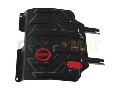 Защита картера Автоброня для 1,5 и 1,8 сталь 2 мм на Geely Emgrand 7/Emgrand EC7/Vision № 111.01902.1