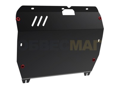 Защита картера и КПП Автоброня сталь 2 мм на Hyundai Santa Fe Classic/Jac Rein № 111.02308.3