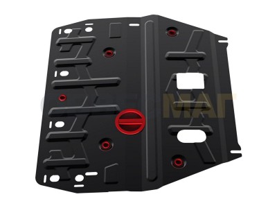 Защита картера и КПП Автоброня для 2,0 сталь 2 мм на Hyundai i40 № 111.02342.1