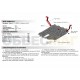 Защита картера и КПП Автоброня для 2,2D и 2,4i сталь 2 мм для Kia Sorento 2012-2020