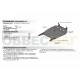 Защита картера и КПП Автоброня для 3,0 сталь 2 мм для Mitsubishi Outlander XL 2006-2012
