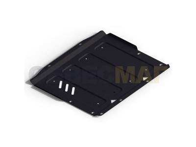 Защита КПП Автоброня для 3,0/3,2D/3,8 сталь 2 мм на Mitsubishi Pajero 3/4 № 111.04044.1