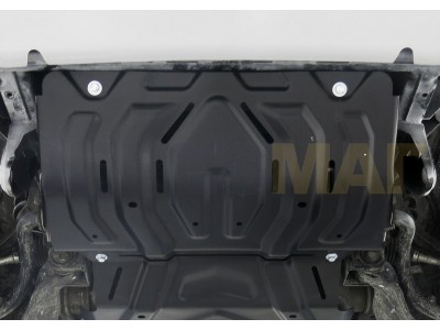 Защиты радиатора АвтоБроня 2 мм для Mitsubishi L200/Pajero Sport/Fiat Fullback 2015-2020