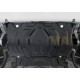 Защиты радиатора АвтоБроня 2 мм для Mitsubishi L200/Pajero Sport/Fiat Fullback 2015-2020