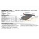 Защита картера и КПП Автоброня для 1,6 сталь 2 мм для Nissan Almera/Almera Classic 2000-2013