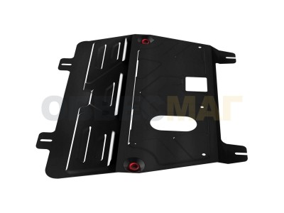 Защита картера и КПП Автоброня для 1,6/2,0/2,5 сталь 2 мм на Nissan Qashqai/Renault Koleos № 111.04111.1