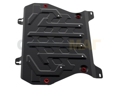 Защита картера и КПП Автоброня для 1,6 сталь 2 мм на Nissan Juke № 111.04141.1