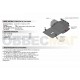 Защита картера и КПП Автоброня сталь 2 мм для Opel Vectra A/Astra F/Calibra 1988-1995