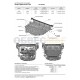 Защита картера и КПП Автоброня для 1,4/2,0/2,0D сталь 2 мм для Volkswagen Tiguan/Skoda Kodiaq 2016-2021 111.05120.2