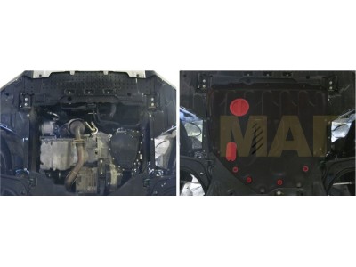 Защита картера и КПП Автоброня для 1,6 сталь 2 мм для Suzuki SX4/Vitara 2013-2021