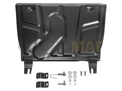 Защита картера и КПП Автоброня для 2,0 MT/2,0 АКПП/2,2D AT сталь 2 мм на Toyota RAV4 № 111.05709.1