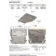Защита картера АвтоБроня сталь 2 мм для Volkswagen Multivan/Caravelle/Transporter 2003-2021