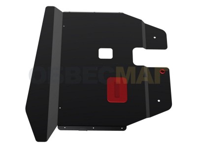 Защита картера и КПП Автоброня сталь 2 мм на Volkswagen Sharan № 111.05822.1