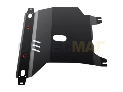 Защита картера и КПП Автоброня для 1,4 АКПП сталь 2 мм на Chevrolet Lanos/ZAZ Chance № 111.06501.1
