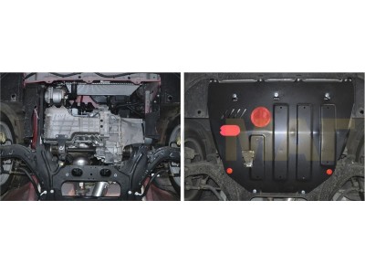 Защита картера и КПП Автоброня сталь 2 мм для Dongfeng S30/H30 Cross 2011-2021